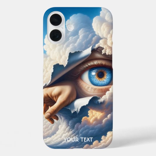ファンタジーかわいいアイスカイ雲 Case-Mate iPhoneケース (裏面)