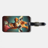 ファンタジーかわいいアールデコキリン ラゲッジタグ (裏面横)