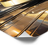 ファンタジーかわいいアールデコ列車 ポスター (コーナー)