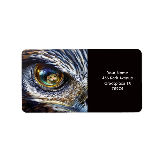 ファンタジーかわいいイーグルアイマウス ラベル (正面)