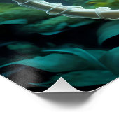 ファンタジーかわいいオーキッドホタル ポスター (コーナー)