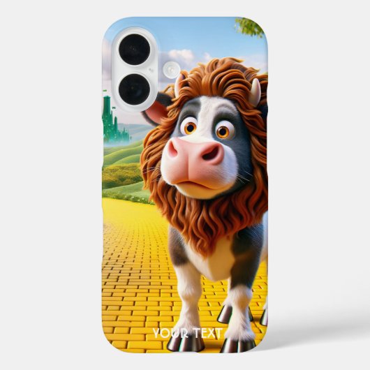 ファンタジーかわいいカウライオンロード Case-Mate iPhoneケース (裏面)