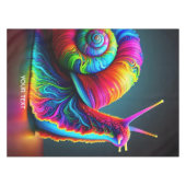 ファンタジーかわいいカタツムリ テーブルクロス (正面(横))