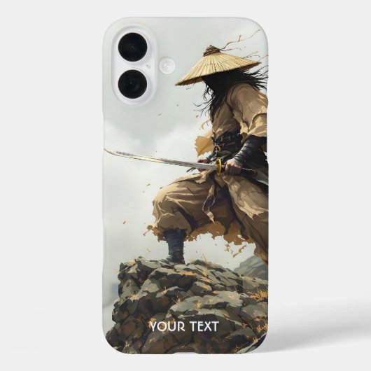 ファンタジーかわいいカタナサムライ雲 Case-Mate iPhoneケース (裏面)
