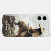 ファンタジーかわいいカタナサムライ雲 Case-Mate iPhoneケース (裏面 (横))