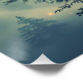 ファンタジーかわいいカップルの森の街 ポスター (コーナー)