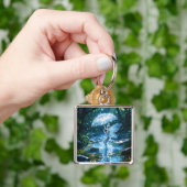 ファンタジーかわいいガールウォーター傘 キーホルダー (手)