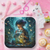 ファンタジーかわいいガールジャールホタル ペーパープレート (パーティー)