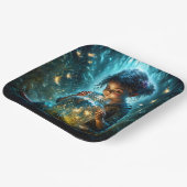 ファンタジーかわいいガールジャールホタル ペーパープレート (傾斜あり)