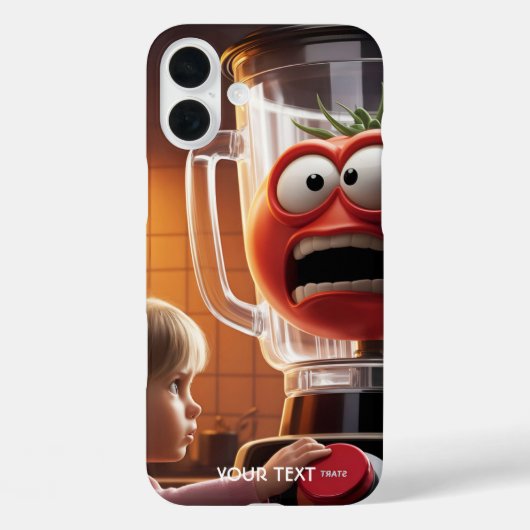 ファンタジーかわいいガールトマトブレンダー Case-Mate iPhoneケース (裏面)