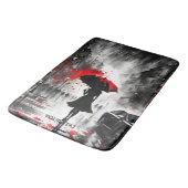 ファンタジーかわいいガールレインアンブレラ バスマット (アングル)