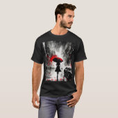 ファンタジーかわいいガールレインアンブレラ Tシャツ (正面フル)