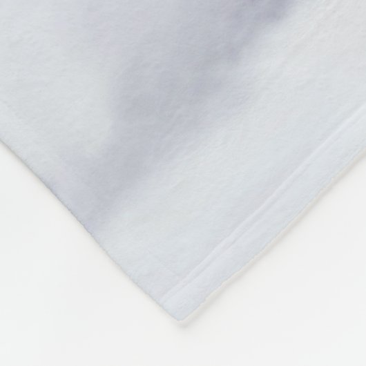 ファンタジーかわいいキツネキューブスノー フリースブランケット (角)