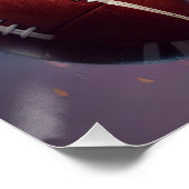 ファンタジーかわいいキャットサッカーユニフォーム ポスター (コーナー)