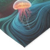 ファンタジーかわいいクラゲ宇宙飛行士宇宙 テーブルクロス (アングル)