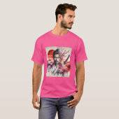 ファンタジーかわいいサムライサンカターナ Tシャツ (正面フル)
