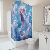 ファンタジーかわいいシーホース植物 シャワーカーテン (インサイチュ)
