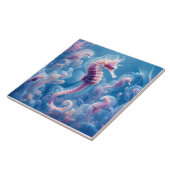 ファンタジーかわいいシーホース植物 タイル (側面)