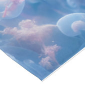 ファンタジーかわいいシーホース植物 テーブルクロス (アングル)