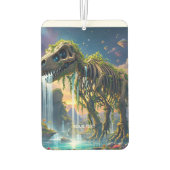 ファンタジーかわいいスケルトン恐竜の庭 カーエアーフレッシュナー (裏面)