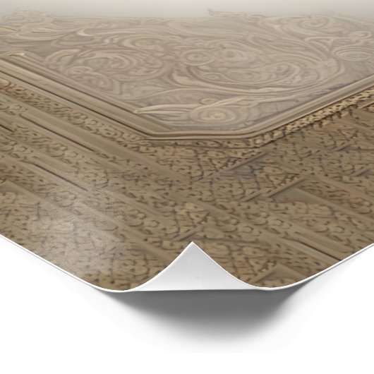 ファンタジーかわいいスチームパンクオープンハート ポスター (コーナー)