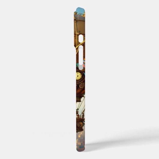 ファンタジーかわいいスチームパンクバードスカイ Case-Mate iPhoneケース (裏面 / 左)