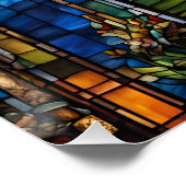 ファンタジーかわいいステンドグラスゴルフ ポスター (コーナー)