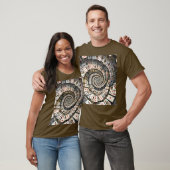 ファンタジーかわいいスパイラルカード階段 Tシャツ (ユニセックス)