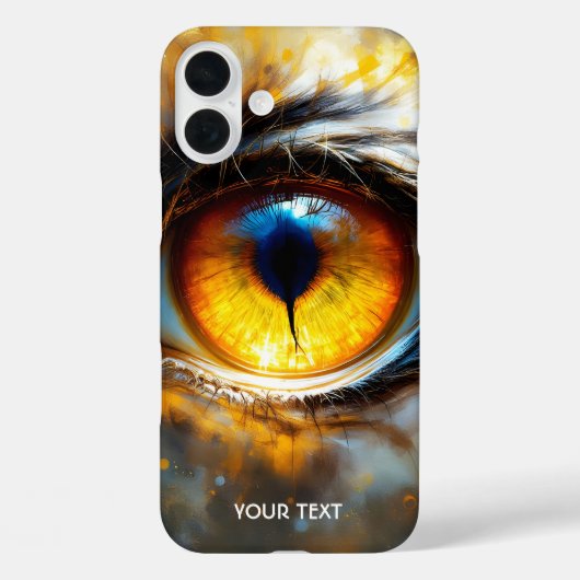 ファンタジーかわいいタイガーオレンジ Case-Mate iPhoneケース (裏面)