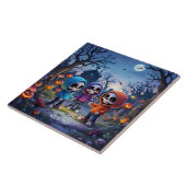 ファンタジーかわいいチビ(小さくかわいく書いた感じ)スケルトン タイル (側面)