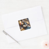ファンタジーかわいいデカンタームーンナイト スクエアシール (封筒)