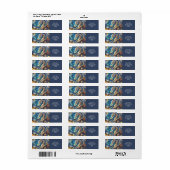 ファンタジーかわいいドラゴンストーン洞窟。 ラベル (フルシート)