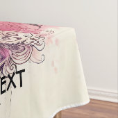 ファンタジーかわいいドラゴンフェニックスインク テーブルクロス (インサイチュ)