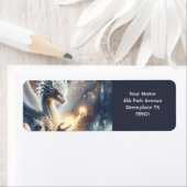 ファンタジーかわいいドラゴンライトエッグ ラベル (インサイチュ)