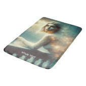 ファンタジーかわいいナイトガール悲しみ バスマット (アングル)