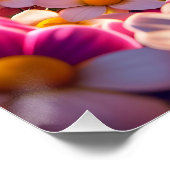 ファンタジーかわいいハチの花サン ポスター (コーナー)