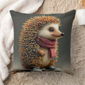 ファンタジーかわいいハリネズミ鋭い針 クッション (ブランケット)