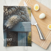 ファンタジーかわいいヒツジ夕べ キッチンタオル (四つ折り)