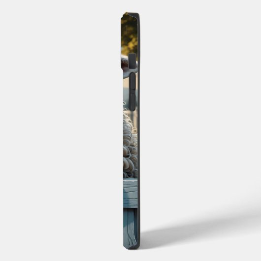 ファンタジーかわいいヒツジ夕べ Case-Mate iPhoneケース (裏面 / 左)