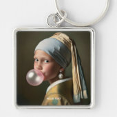 ファンタジーかわいいピンクバブルガム キーホルダー (正面)