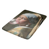 ファンタジーかわいいピンクバブルガム バスマット (アングル)