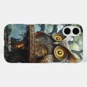 ファンタジーかわいいフクロウの森 Case-Mate iPhoneケース (裏面 (横))