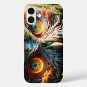 ファンタジーかわいいフクロウの滝 Case-Mate iPhoneケース (裏面)