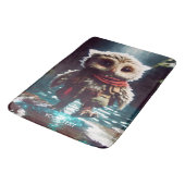 ファンタジーかわいいフクロウ冒険者の水 バスマット (アングル)
