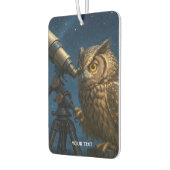 ファンタジーかわいいフクロウ望遠鏡ナイト カーエアーフレッシュナー (左)