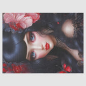 ファンタジーかわいいフラワーフェアリープリンセスデクページ 薄葉紙 (正面)