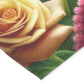 ファンタジーかわいいフラワーレインボーハミングバード テーブルクロス (アングル)