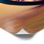 ファンタジーかわいいブルライディングバイク ポスター (コーナー)