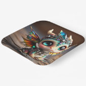 ファンタジーかわいいベビードラゴングラス ペーパープレート (傾斜あり)