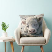 ファンタジーかわいいベビー牛の眠り クッション (椅子)